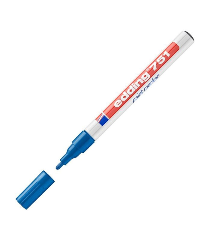 Lakový popisovač edding 751, modrý