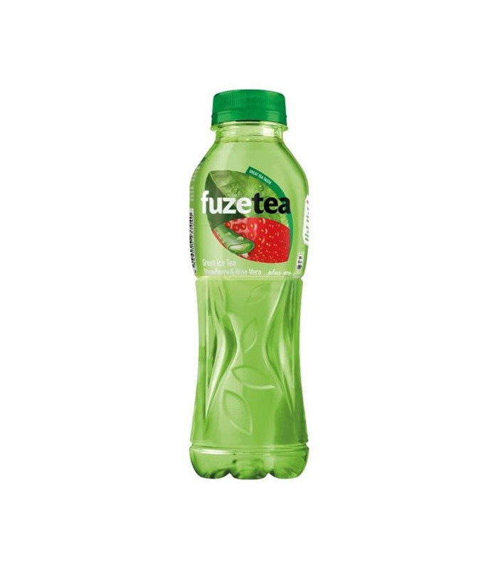 Ledový čaj Fuze Tea, zelený s jahodou, 0,5 l