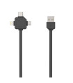 Kabel USB Powercube 2.0 - USB A M- USB C, černý