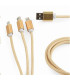 Datový kabel Gembird - USB Micro B + Type-C, 1 m