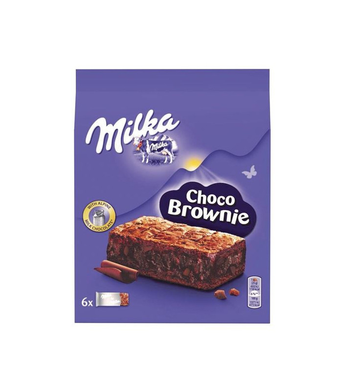 Sušenky Milka Choco Brownie, 6x 25 g