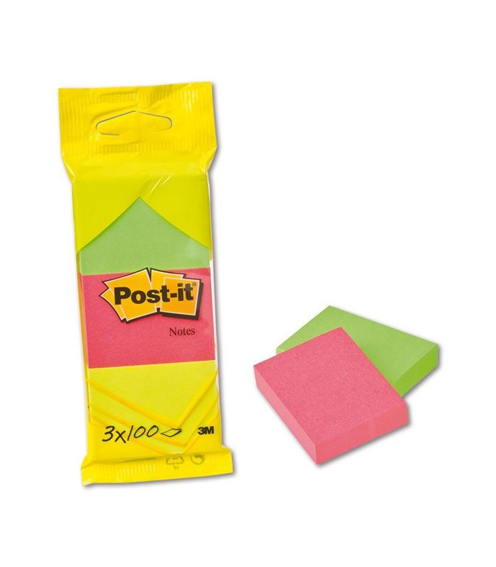 Bločky Post-it, 51 x 38 mm, barevné