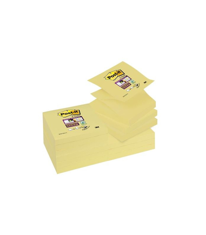Z-bločky Post-it Super Sticky,76x76 mm,žluté,12 ks