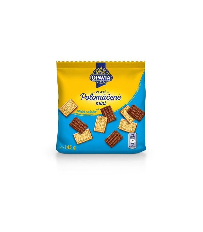 Polomáčené sušenky mini Zlaté mléčné, 145 g