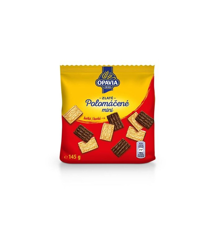 Polomáčené sušenky mini Zlaté hořké, 145 g