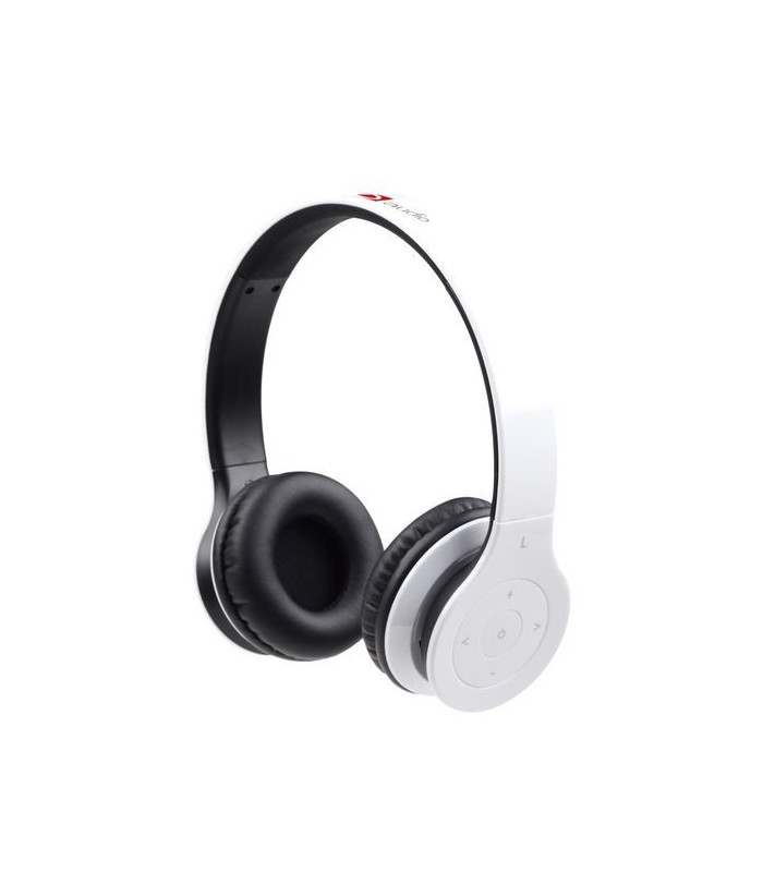 GEMBIRD sluchátka s mikrofonem, Bluetooth, bílá