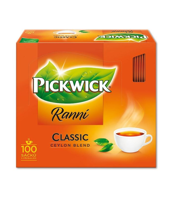 Černý čaj Pickwick Ranní, 100 ks