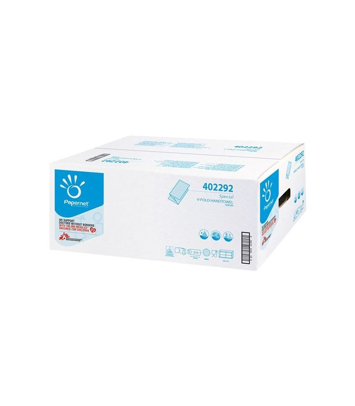 Ručník ZZ, bílý, 2 vrstvý, 15x210 ks