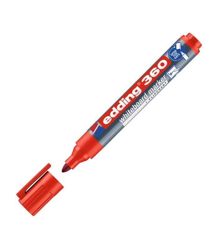 Popisovač na bílé tabule edding 360, červený