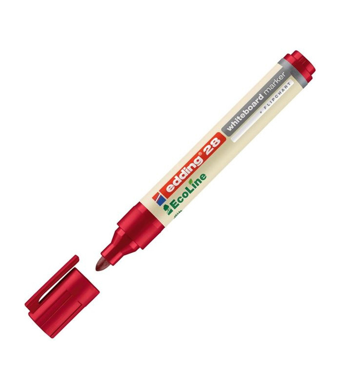 Popisovač na bílé tabule edding Ecoline 28, červ.