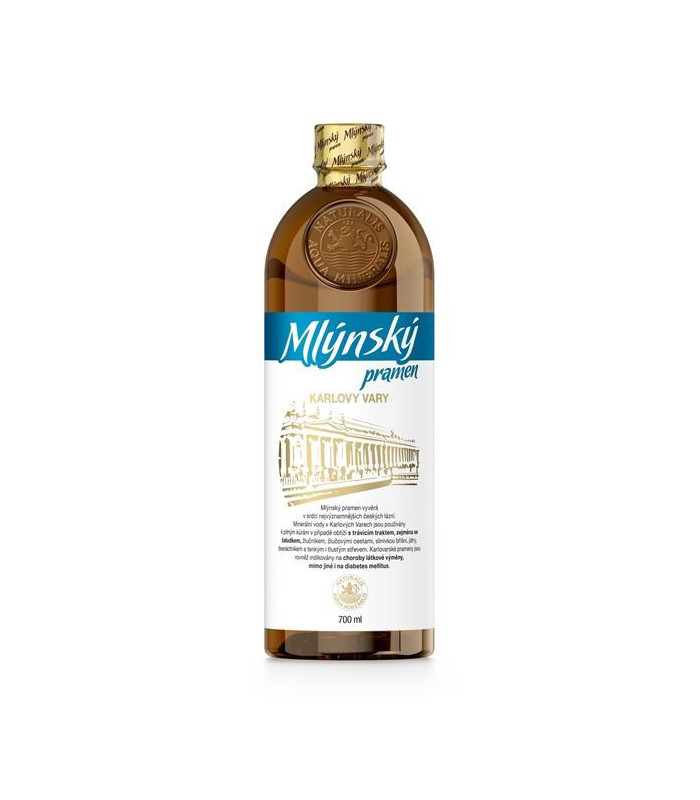 Minerální voda Mlýnský pramen, 0,7 l