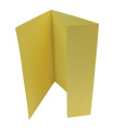 Papírové desky s jednou chlopní A4 žluté, 20 ks