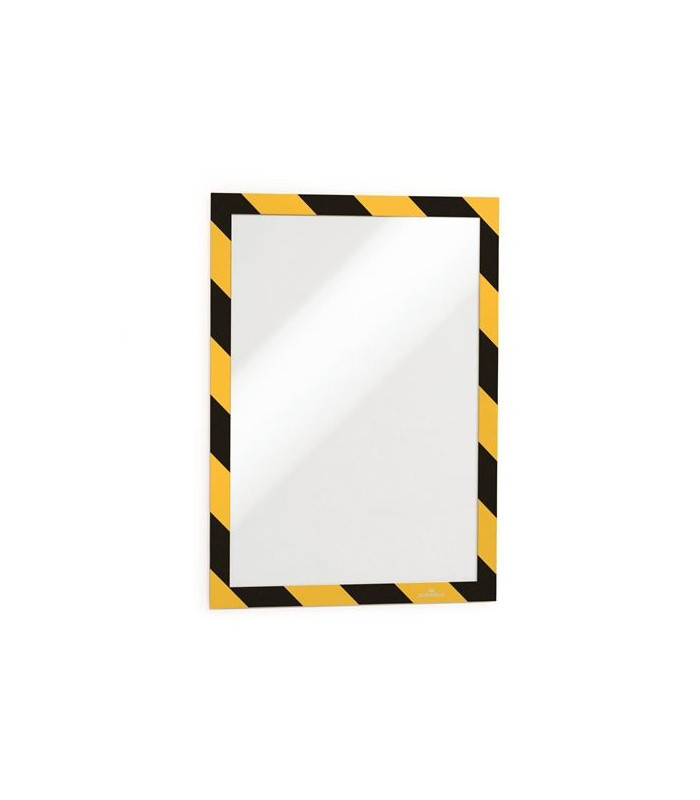 Samolepicí rám. Duraframe, A4, černo/žlutá, 2 ks