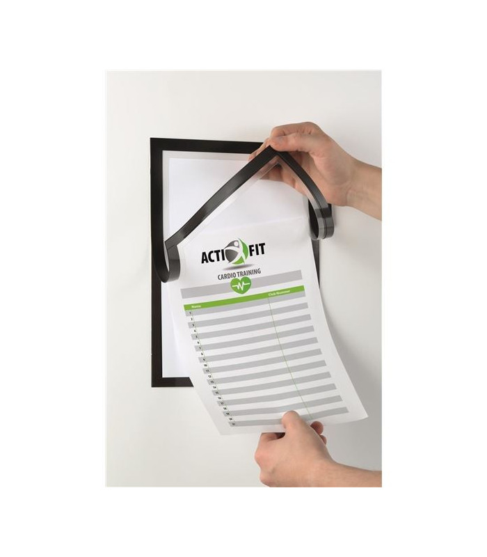 Magnetický rám. Duraframe NOTE, A4, černý, 1 ks
