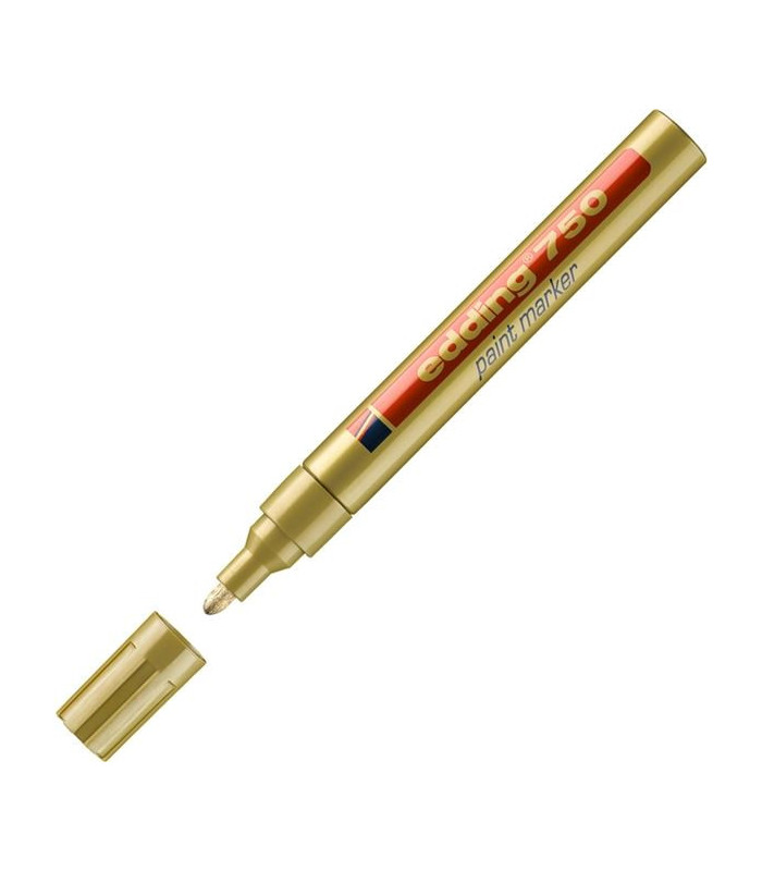 Lakový popisovač edding 750, zlatý
