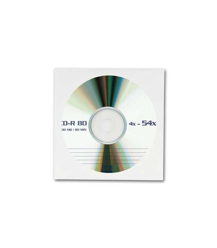 Papírové obálky na CD/DVD, bílé, 100 ks
