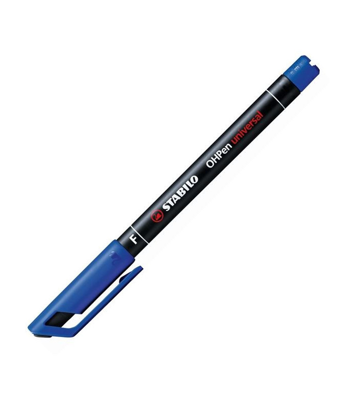 Permanentní popisovač Stabilo OH Pen 842F, modrý