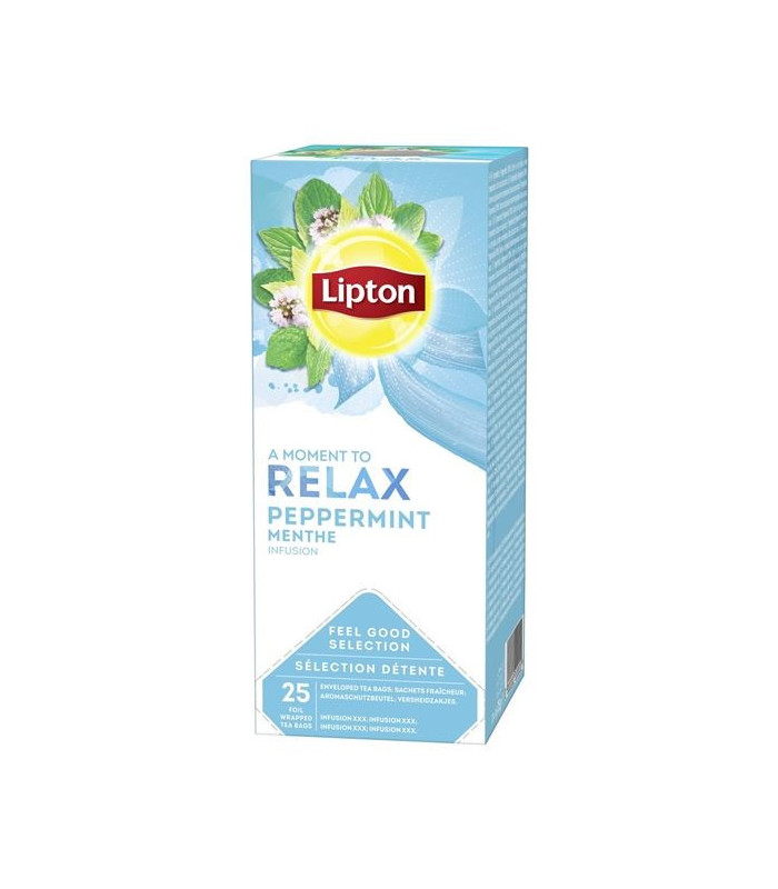 Bylinný čaj Lipton Relax - máta, 25x 1,6 g