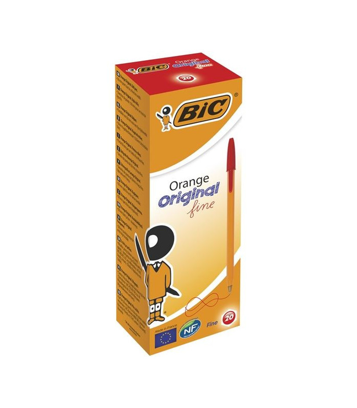 Kuličkové pero BIC Orange - červená