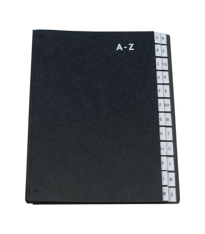 Třídicí kniha Q-Connect - A4, A-Z, černá