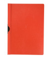 Zakládací desky s klipem A4, kapacita 30 listů, červené, 25 ks