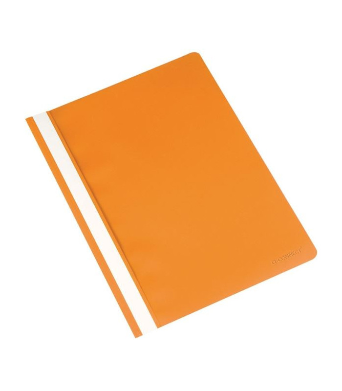 Rychlovazače plastové nezávěsné Q-Connect, A4, oranžový, 50 ks