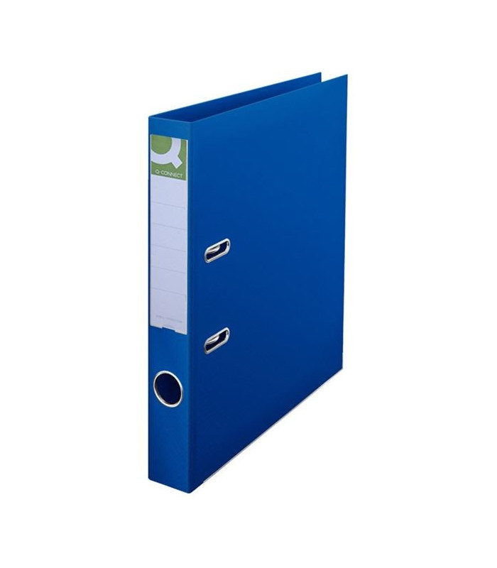 Plastový pákový pořadač Q-Connect A4 5,0 cm, modrý
