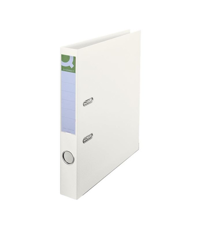 Plastový pákový pořadač Q-Connect A4 5,0 cm, bílý