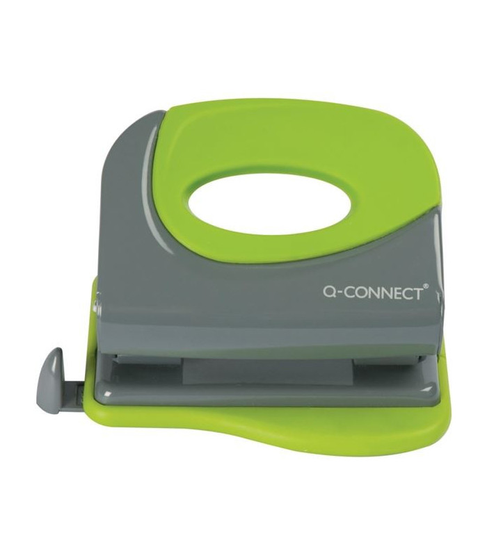 Děrovačka Q-Connect, černá/zelená