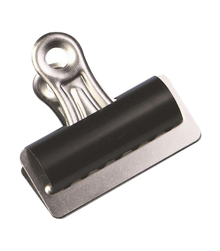 Kovové klipy Q-C Quick Clips - 51 mm, stříbrná/čer