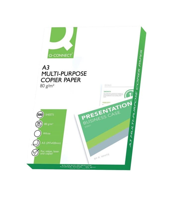 Papír Q-Connect A3, 80g/m2, 500 listů