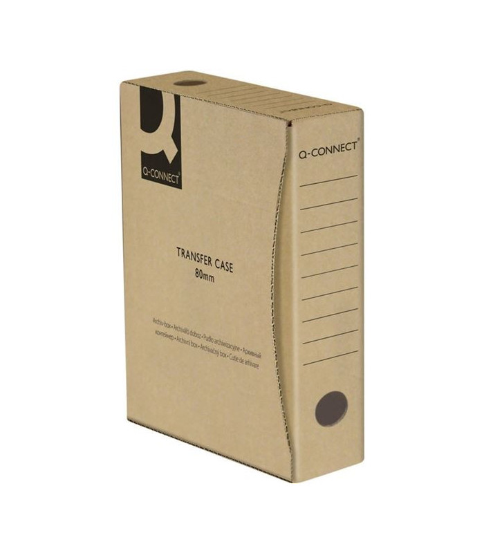 Archivační krabice Q-Connect - A4, šedá, 8 cm