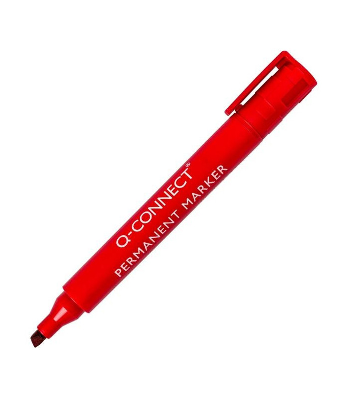 Permanentní popisovač Q-Connect, červený