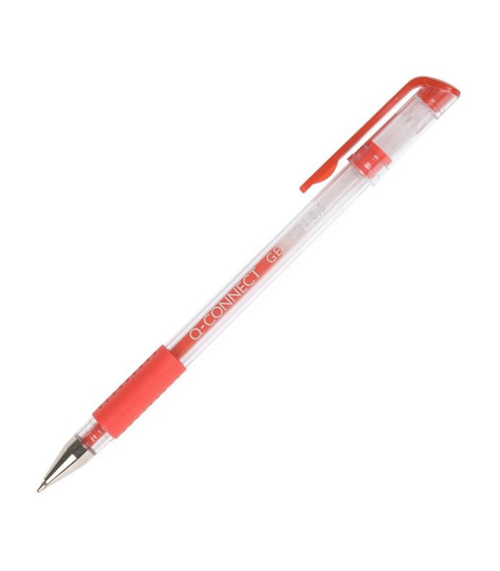 Gelový roller Q-Connect - 0,5 mm, červený