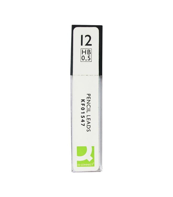 Náhradní tuhy Q-Connect HB, 0,5 mm, 12 ks