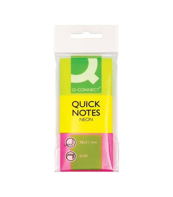Bločky  Q-Connect 38x51 mm, neonové