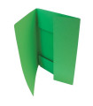 Papírové desky s chlopněmi HIT Office - A4, zelené, 50 ks