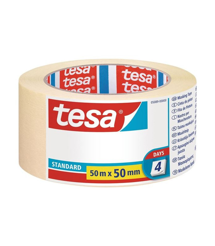 Krepová páska Tesa Standard, 50 mm x 50 m