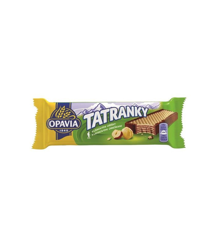 Oplatky Tatranky s oříšky, 47 g