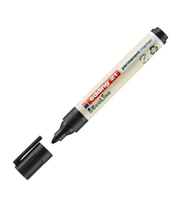 Permanentní popisovač Edding Ecoline 21 - kulatý hrot, černý