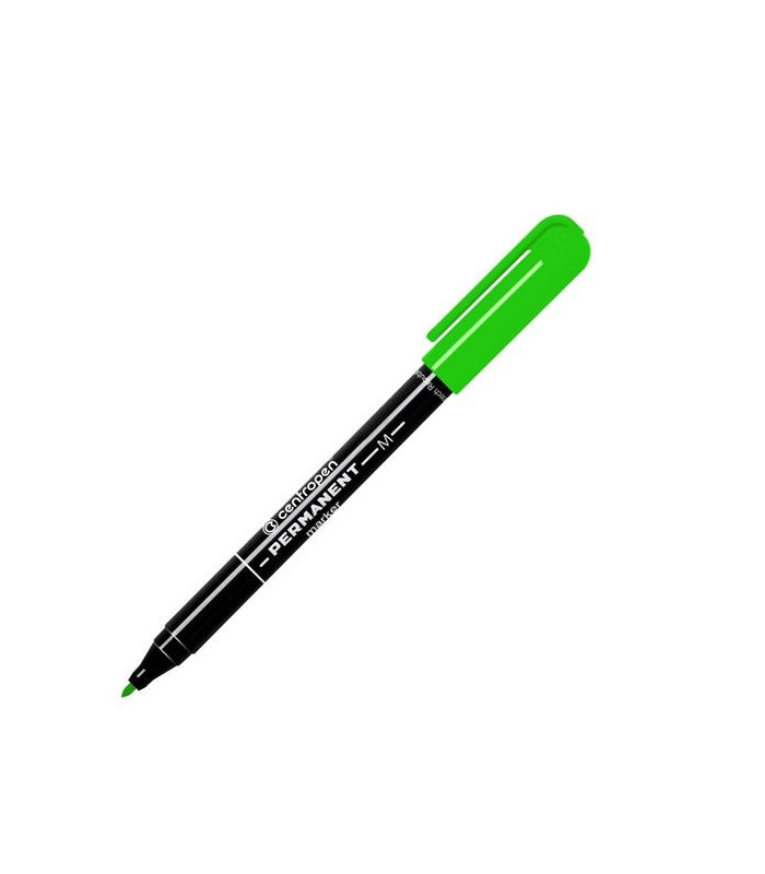 Permanentní popisovač Centropen 2846, zelený, 10ks