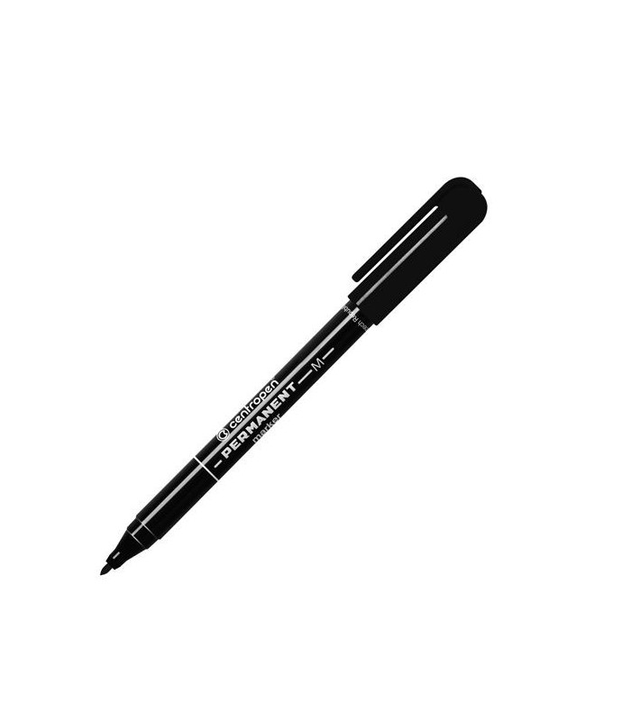 Permanentní popisovač Centropen 2846 - kulatý hrot, černý, 10 ks