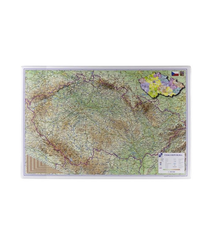 Podložka na stůl - mapa ČR