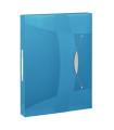 Box na spisy s gumičkou Esselte VIVIDA - A4, modrý, 4,7 cm