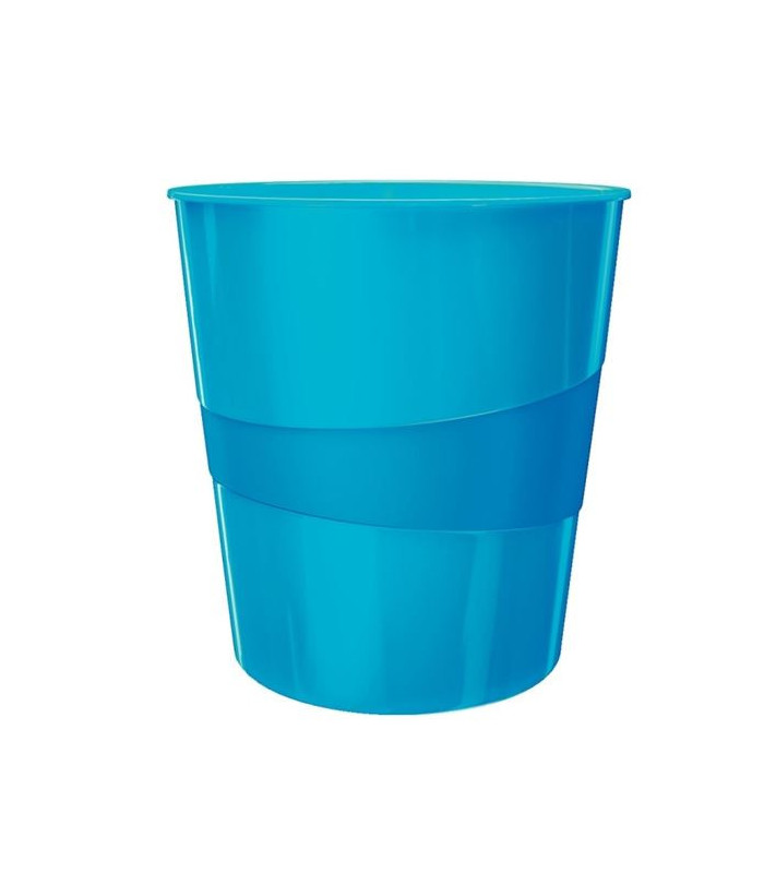 Odpadkový koš Leitz WOW, plastový, 15 l, modrý