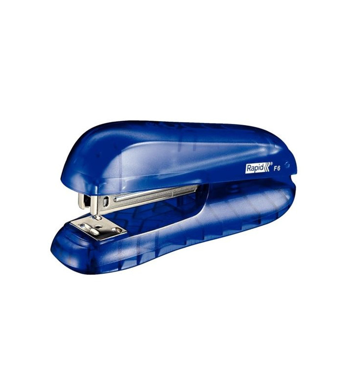 Sešívačka Rapid F6, transparentní modrá