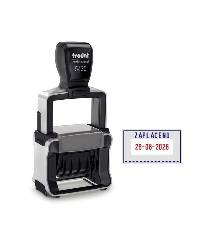 Datumka Trodat 5430 s textem ZAPLACENO
