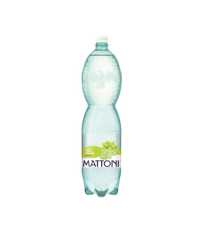 Ochucená voda Mattoni bílé hrozny 1,5 l, bal  6ks