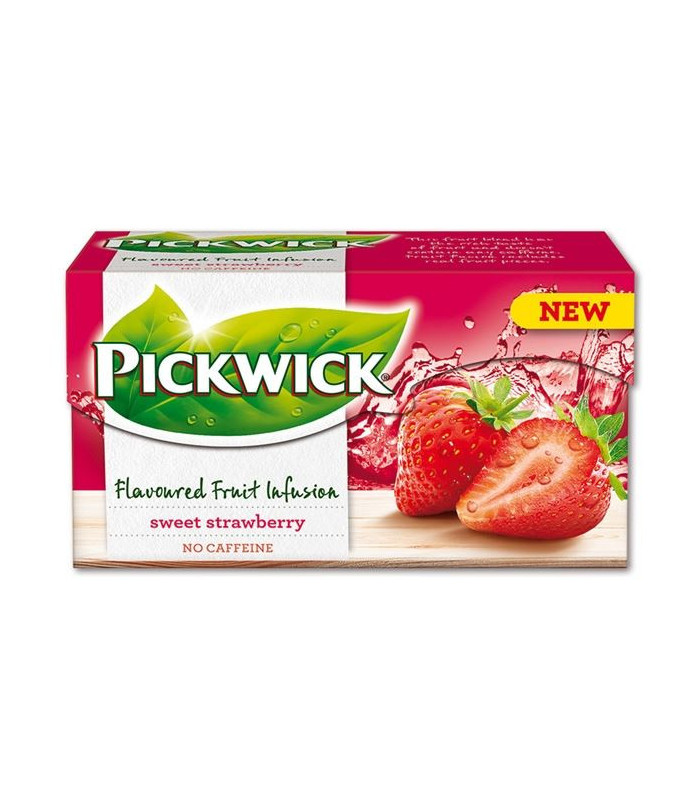 Ovocný čaj Pickwick sladká jahoda, 20x 2 g