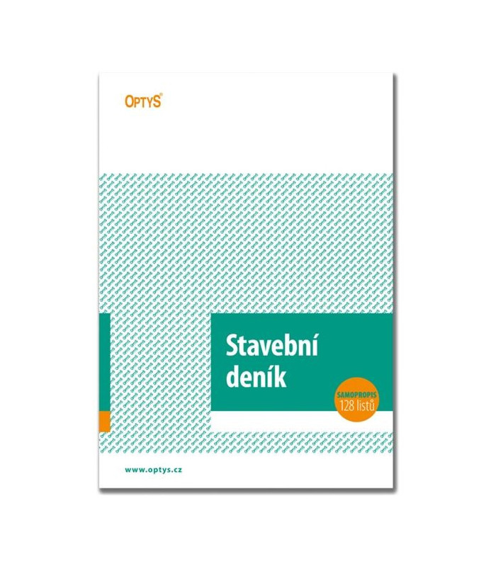 Stavební deník NCR, A4, 128 listů, číslovaný